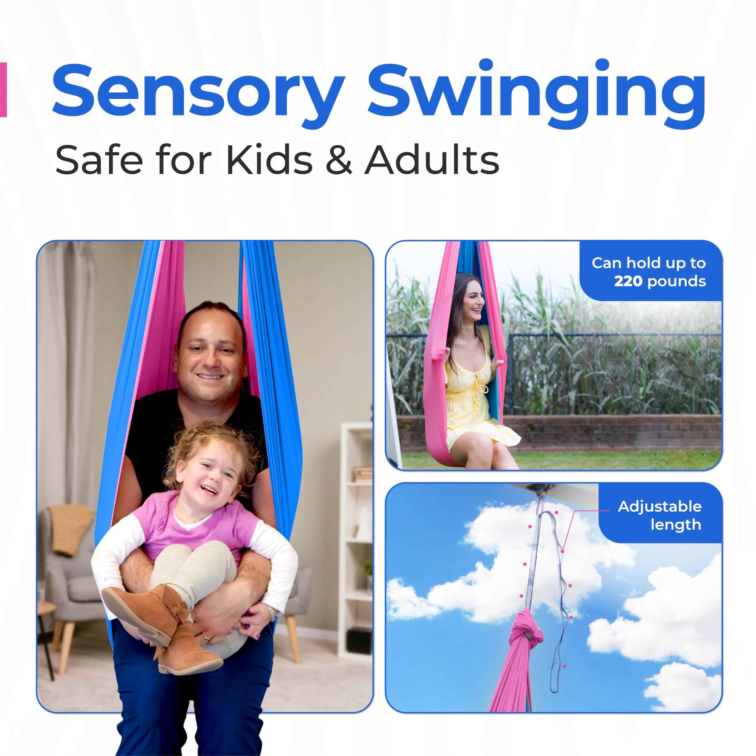 Columpio Sensorial AWA Indoor para Niños y Adultos con - Imagen 5