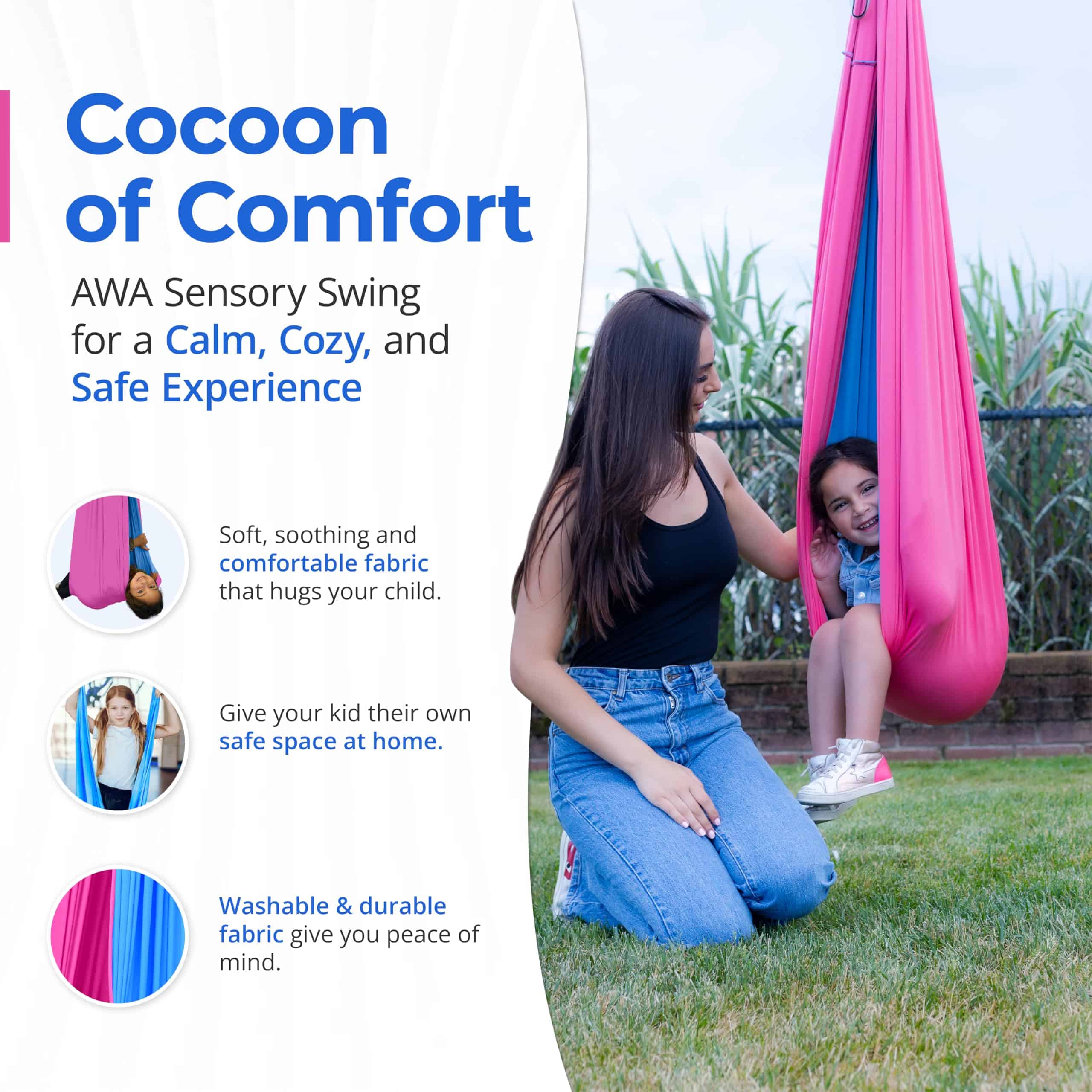 Columpio Sensorial AWA Indoor para Niños y Adultos con - Imagen 4