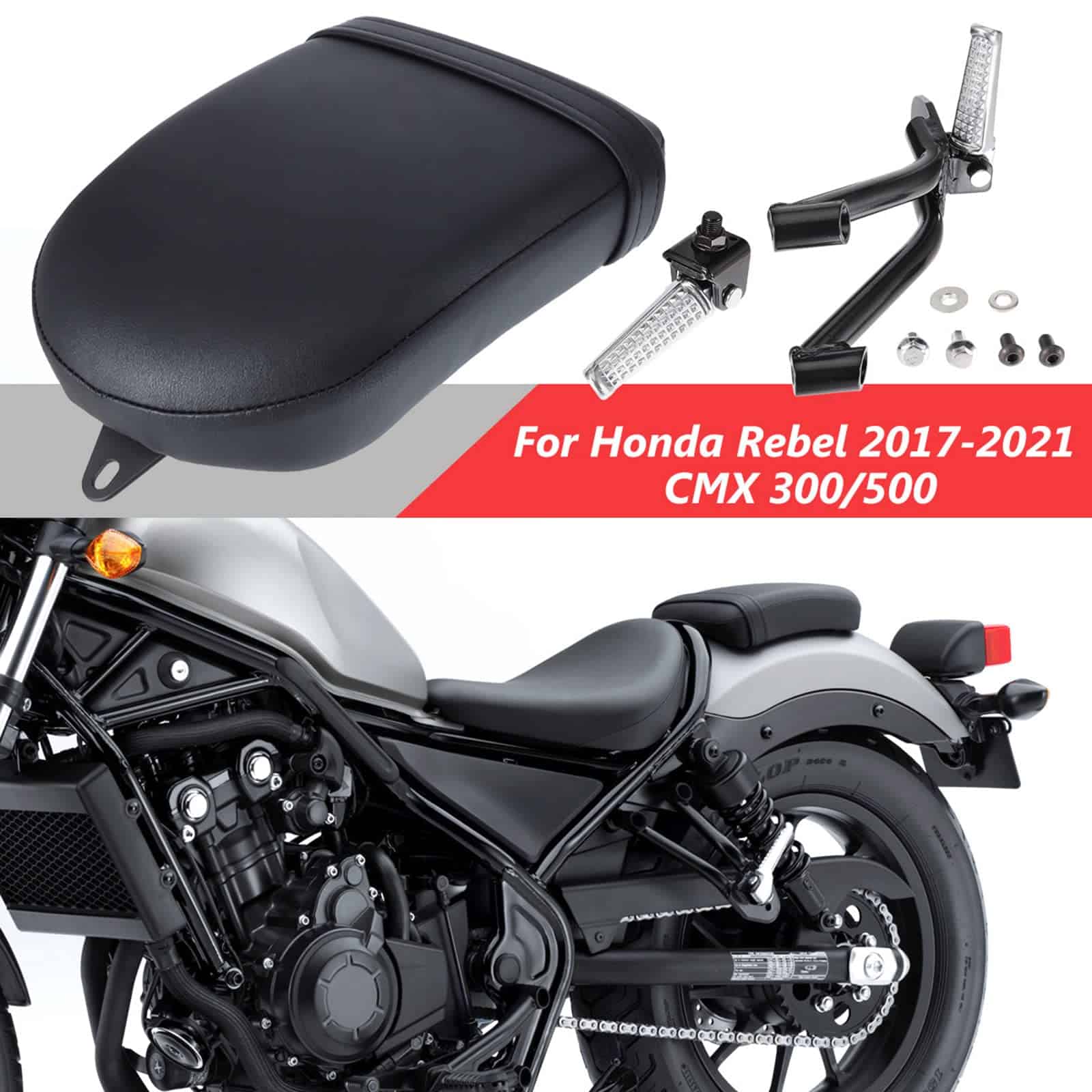 Kit de Asiento Trasero para Motocicleta y Perno de - Imagen 3