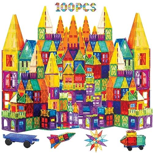 Bloques Magnéticos NuStar Technology para Niños | 100 PCS