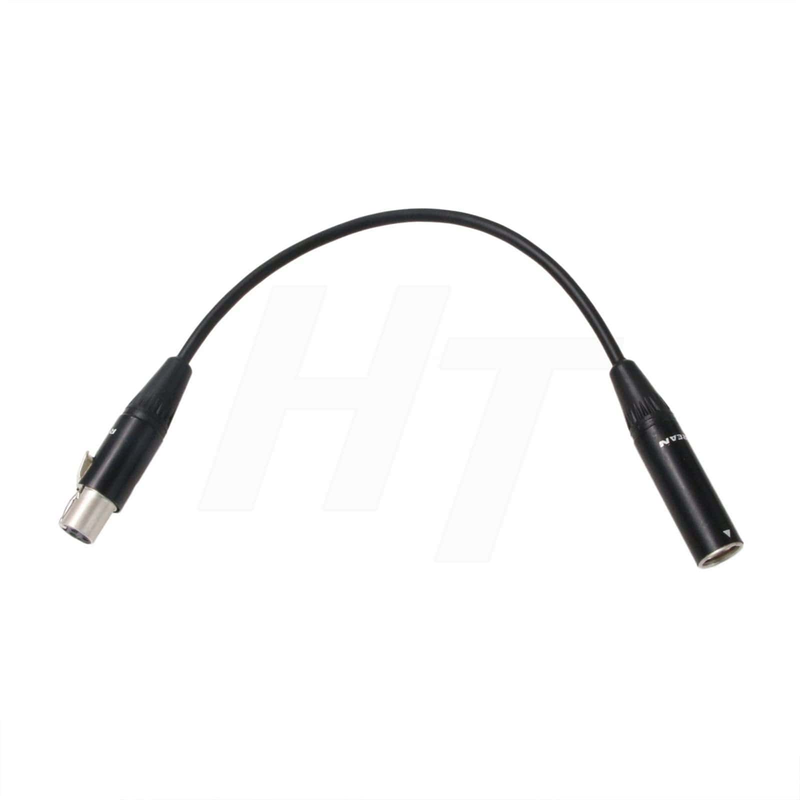 Cable Adaptador de Audio para Micrófono Shure Headset TA4M