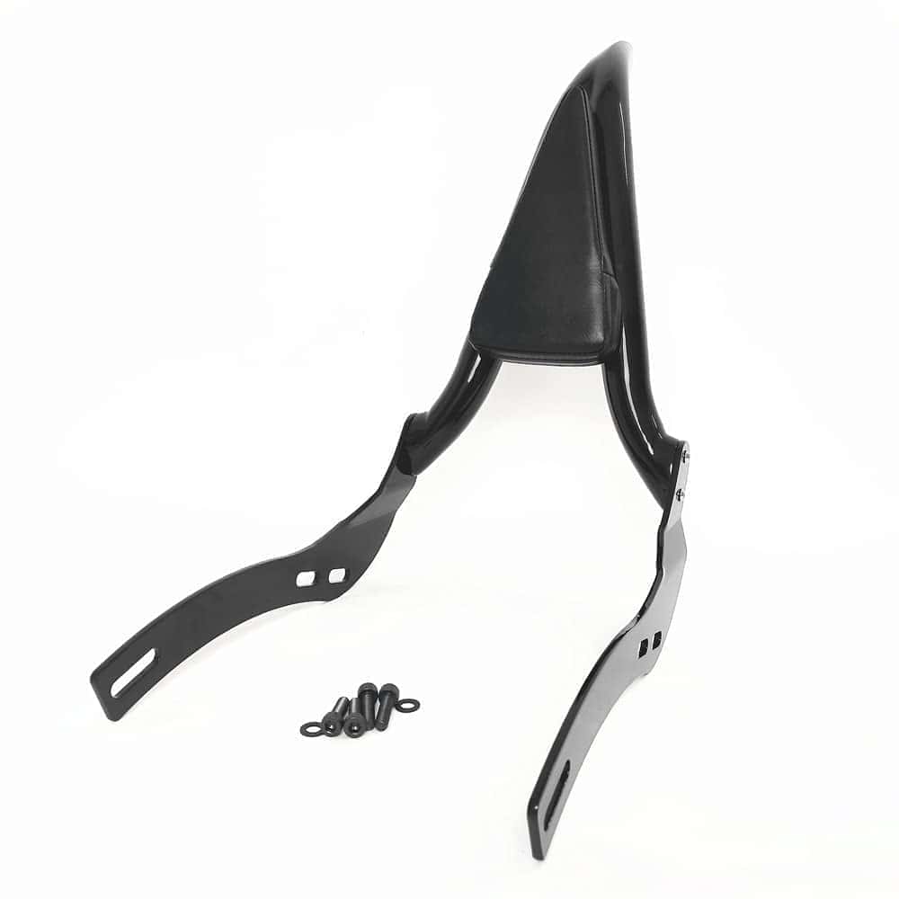 Respaldo de Sissy Bar Negro para Pasajero con Almohadilla