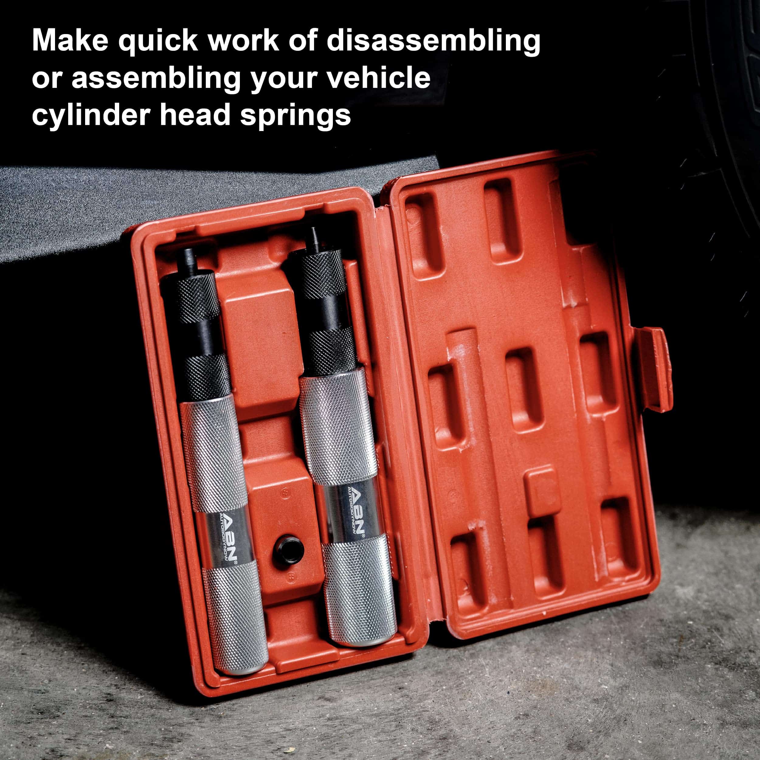 Juego de Herramientas Compresor de Resortes de Válvulas ABN - Imagen 3