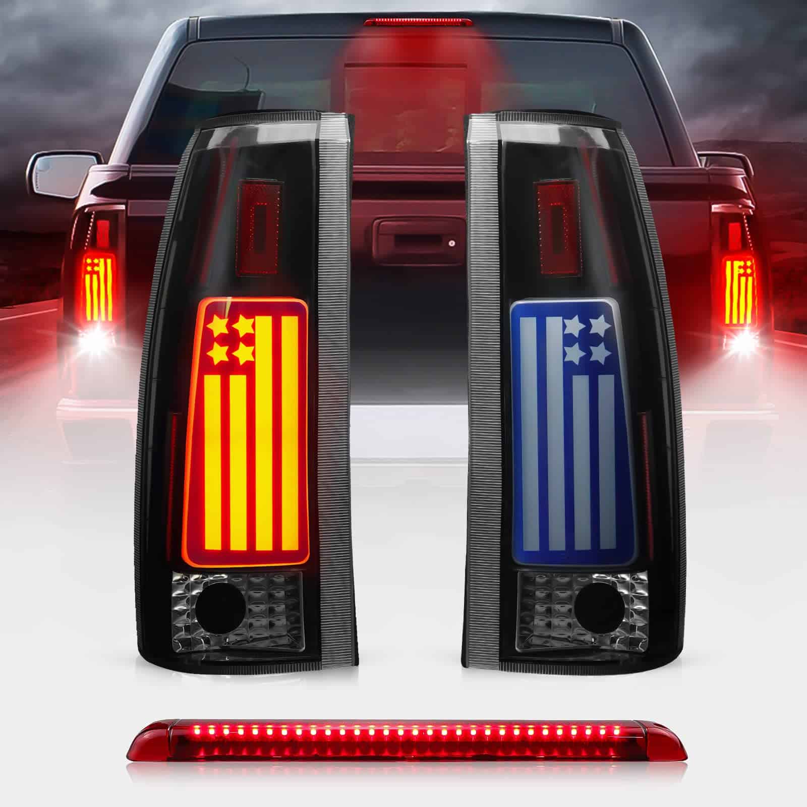 Conjunto de luces traseras LED + lámpara de freno LED