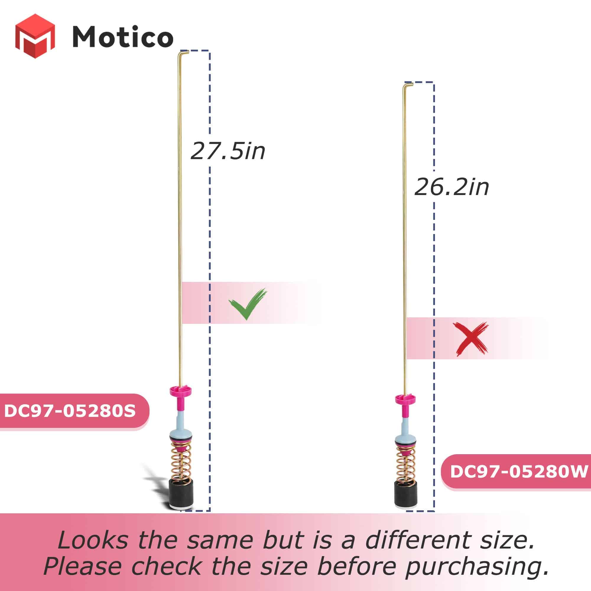 Kit de Barra de Suspensión para Lavadora de Actualización - Imagen 3