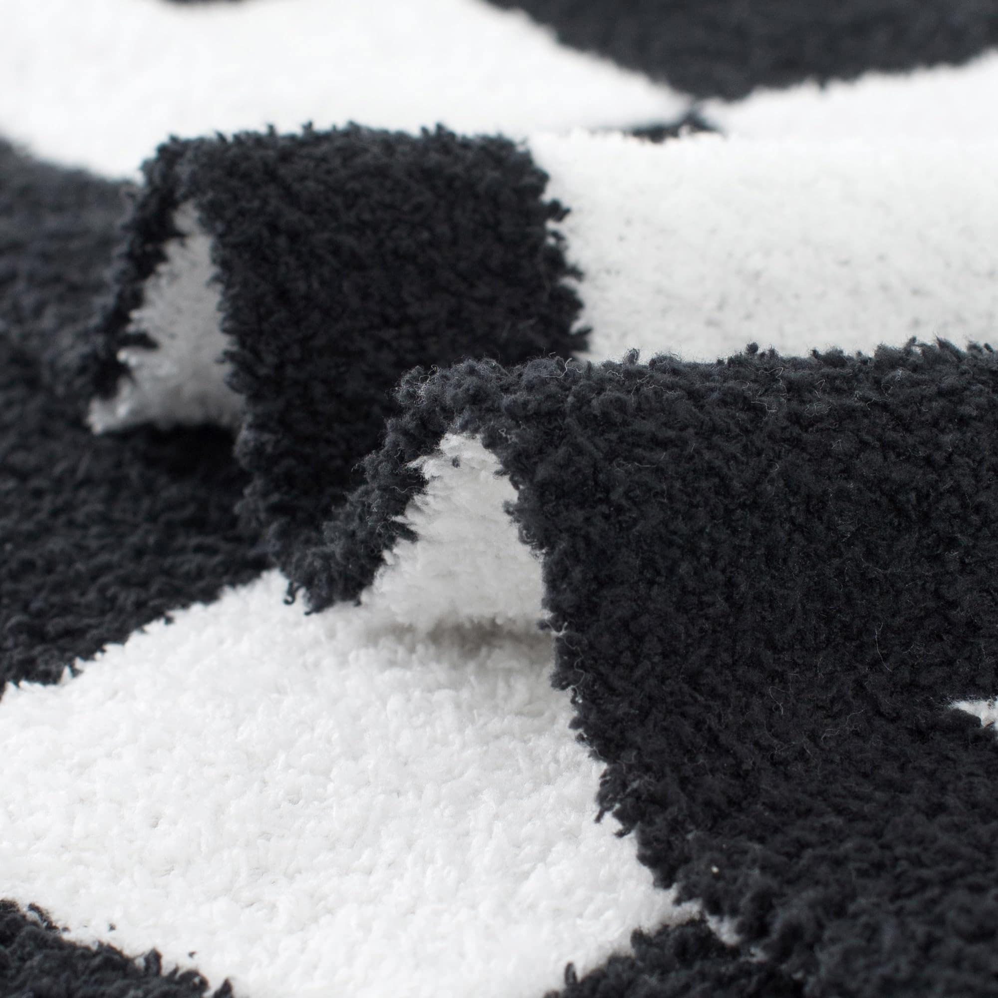 Manta a cuadros Carriediosa 50" X 60", 400GSM -Negro - Imagen 3