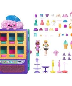 Polly Pocket Playset & 2 Dolls (3 pulgadas), Máquina
