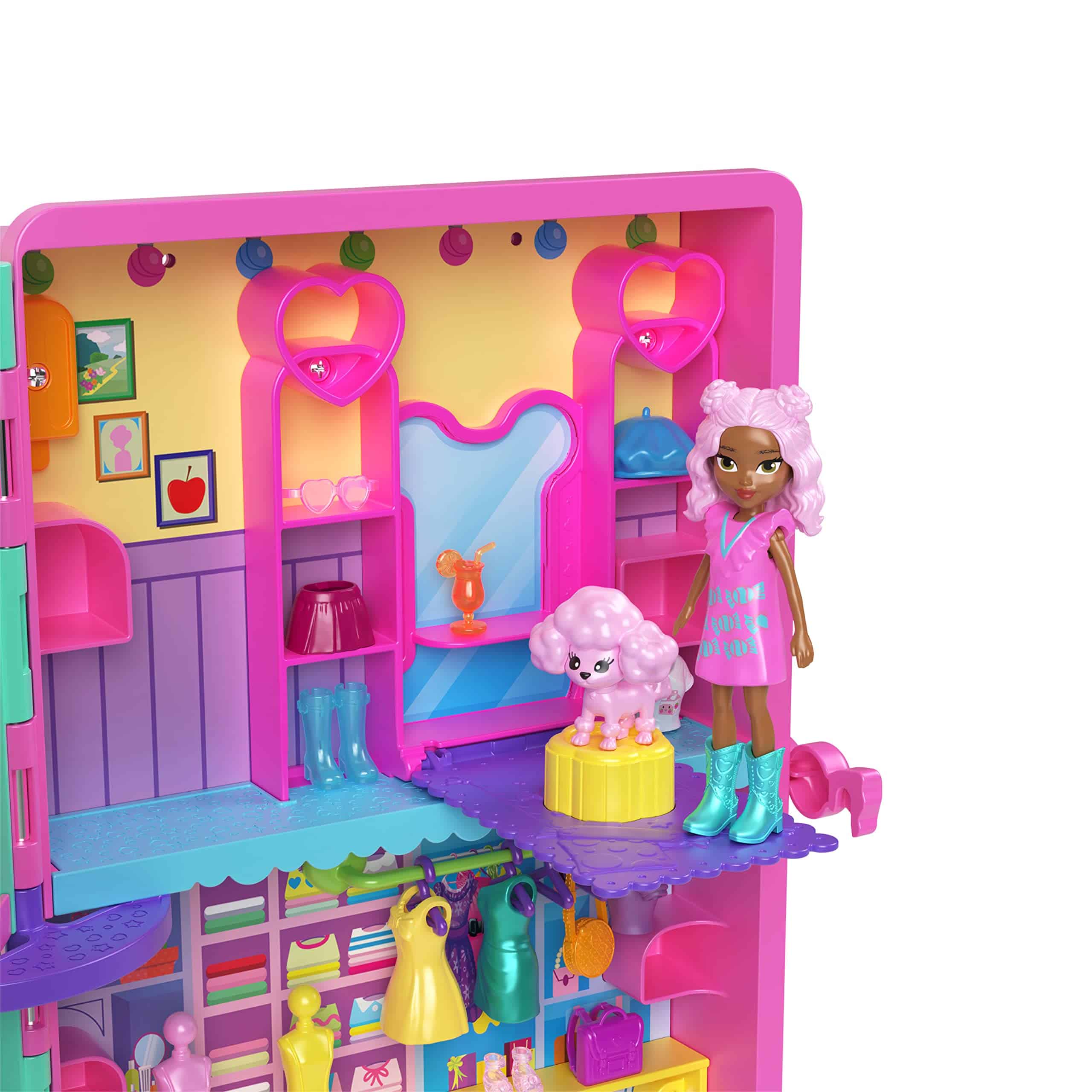 Polly Pocket Playset & 2 Dolls (3 pulgadas), Máquina - Imagen 6