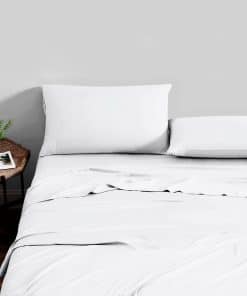 Juego de sábanas 100% viscosa de bambú - Split King para