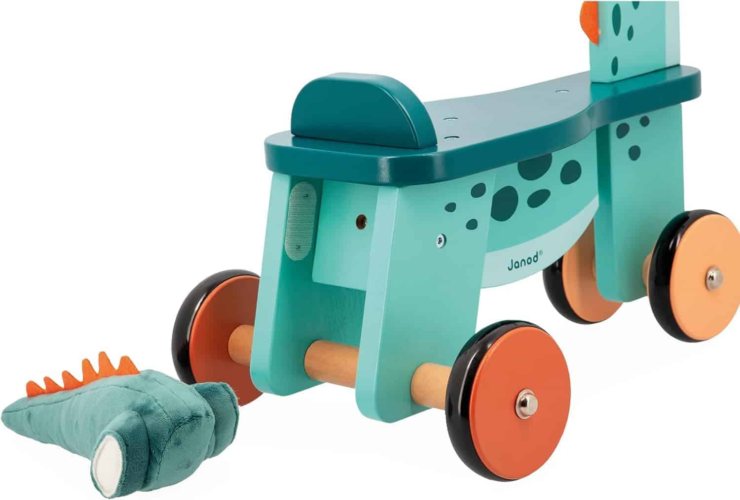 Janod Dino Babies Portosaurus Dinosaur Ride-On 21 cm Altura - Imagen 8