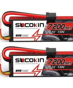 Batería de Lipo 3S Socokin 11.1V 7200mAh 150C Batería de