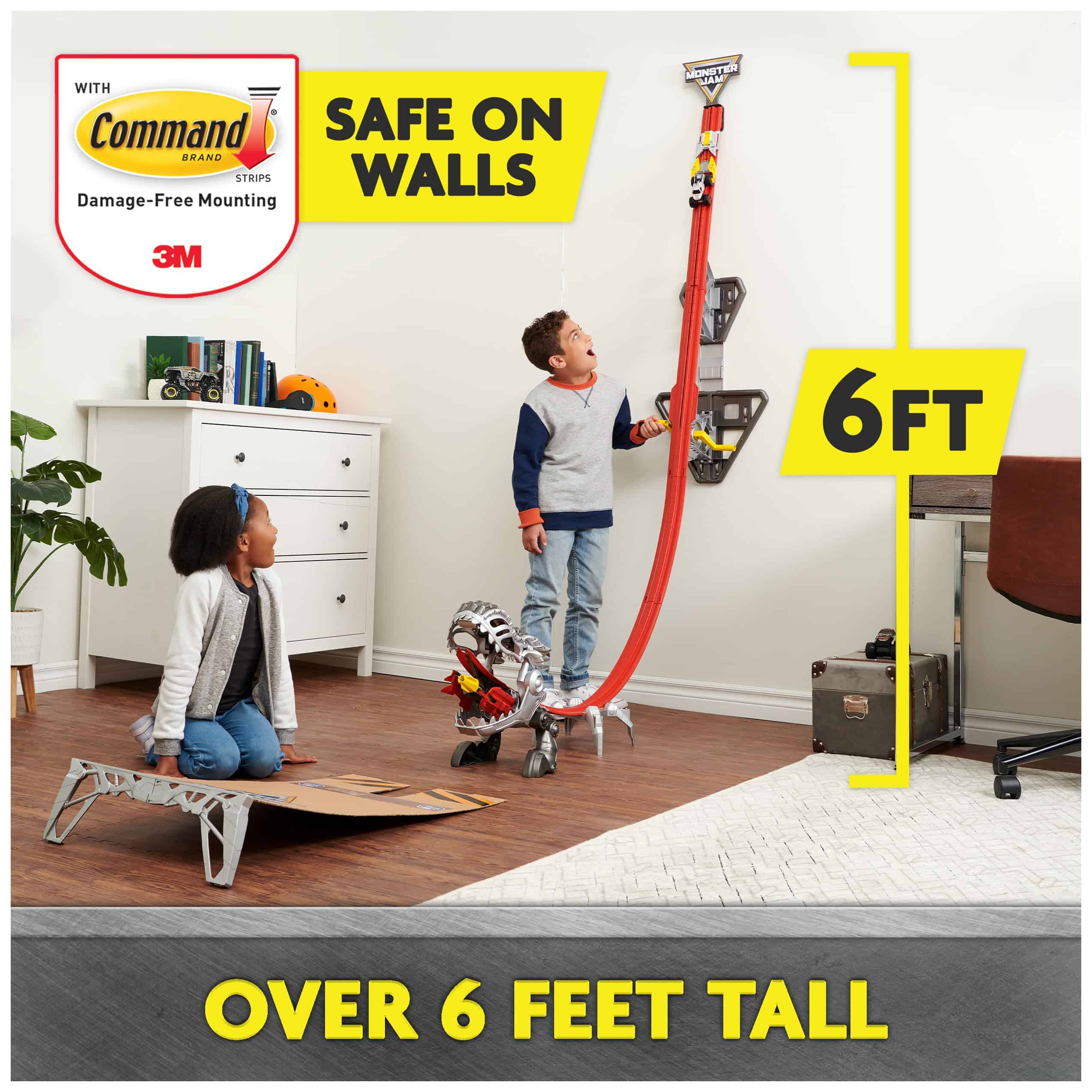 Monster Jam ThunderROARus Drop Playset con Monster Truck - Imagen 3