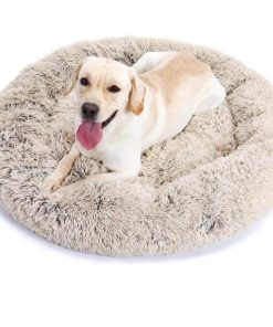 Cama para Perros y Gatos LIVING ESSENTIA, Cama de Rosquilla