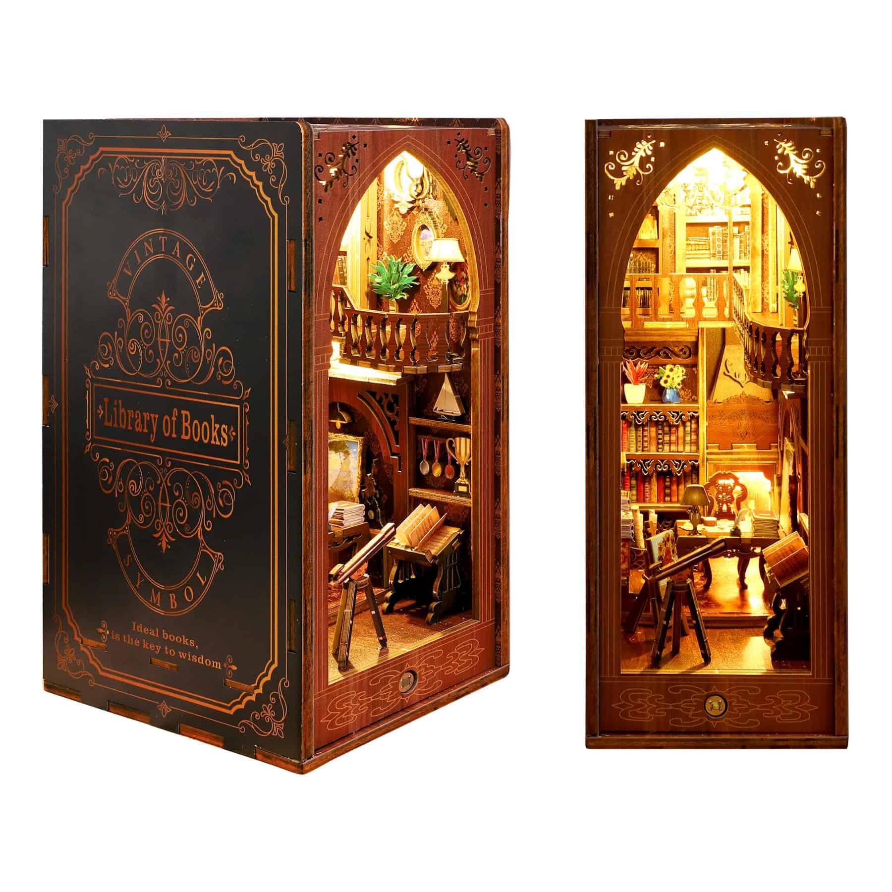 KIT de Rincón de Libros CUTEROOM, Kit de Casa de Muñecas en