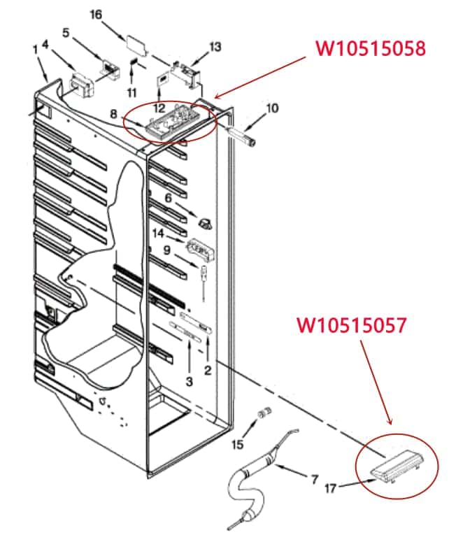 W10515058 LED Driver 2 Pk W10515057 Placa de luces - Imagen 8