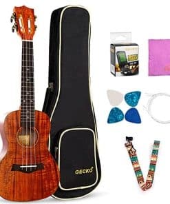 Ukelele Concert Mahogany de 23 Pulgadas para Principiantes