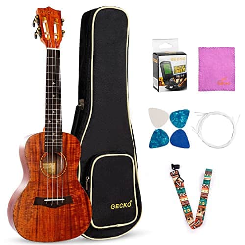 Ukelele Concert Mahogany de 23 Pulgadas para Principiantes