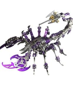 Rompecabezas metálico 3D colorido para adultos Kits de