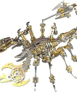 Rompecabezas de metal en 3D colorido para adultos Kit de