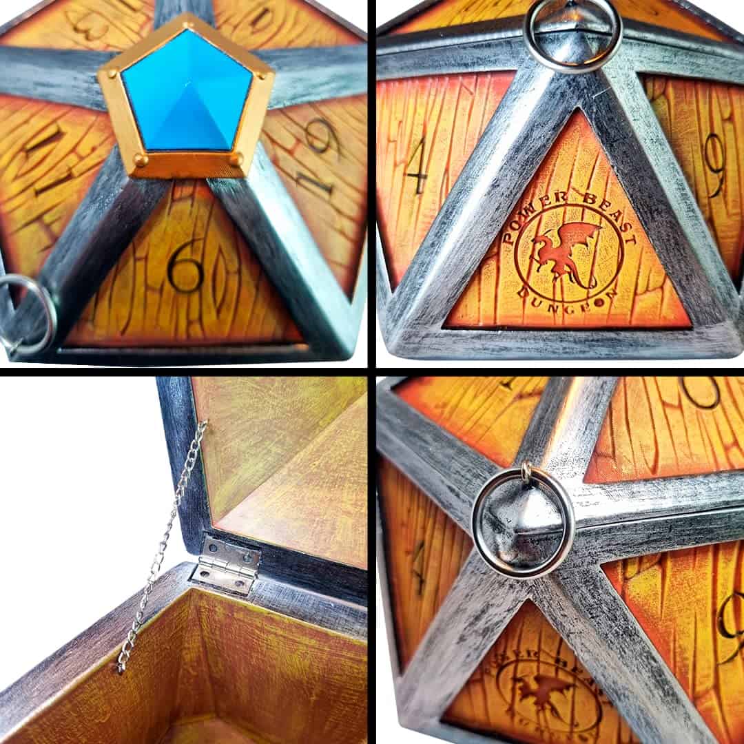 POWER BEAST Dungeon Giant Dice Storage Box - Imagen 5
