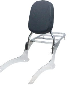 YHMOTO Sissy Bar Backrest + Luggage Rack -1 (Cromo)