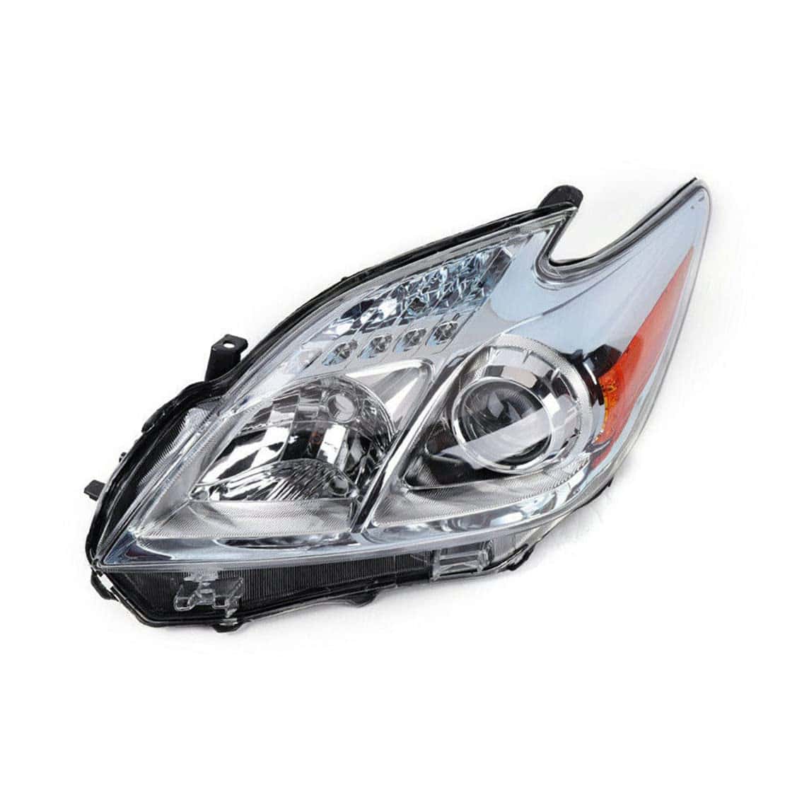 Faros Delanteros Halógenos Cromados para Toyota Prius 2012 - Imagen 3