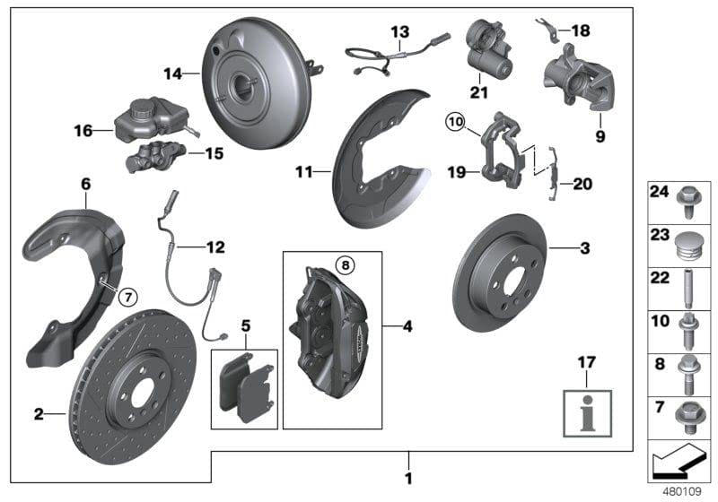 Elemento de Control de Ajuste del Freno de Estacionamiento - Imagen 4