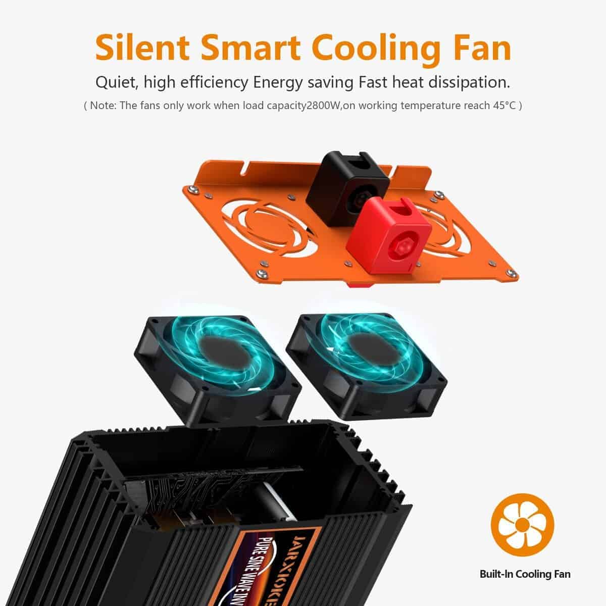 Inversor de Corriente de Onda Sinusoidal Pura de 2500 - Imagen 4