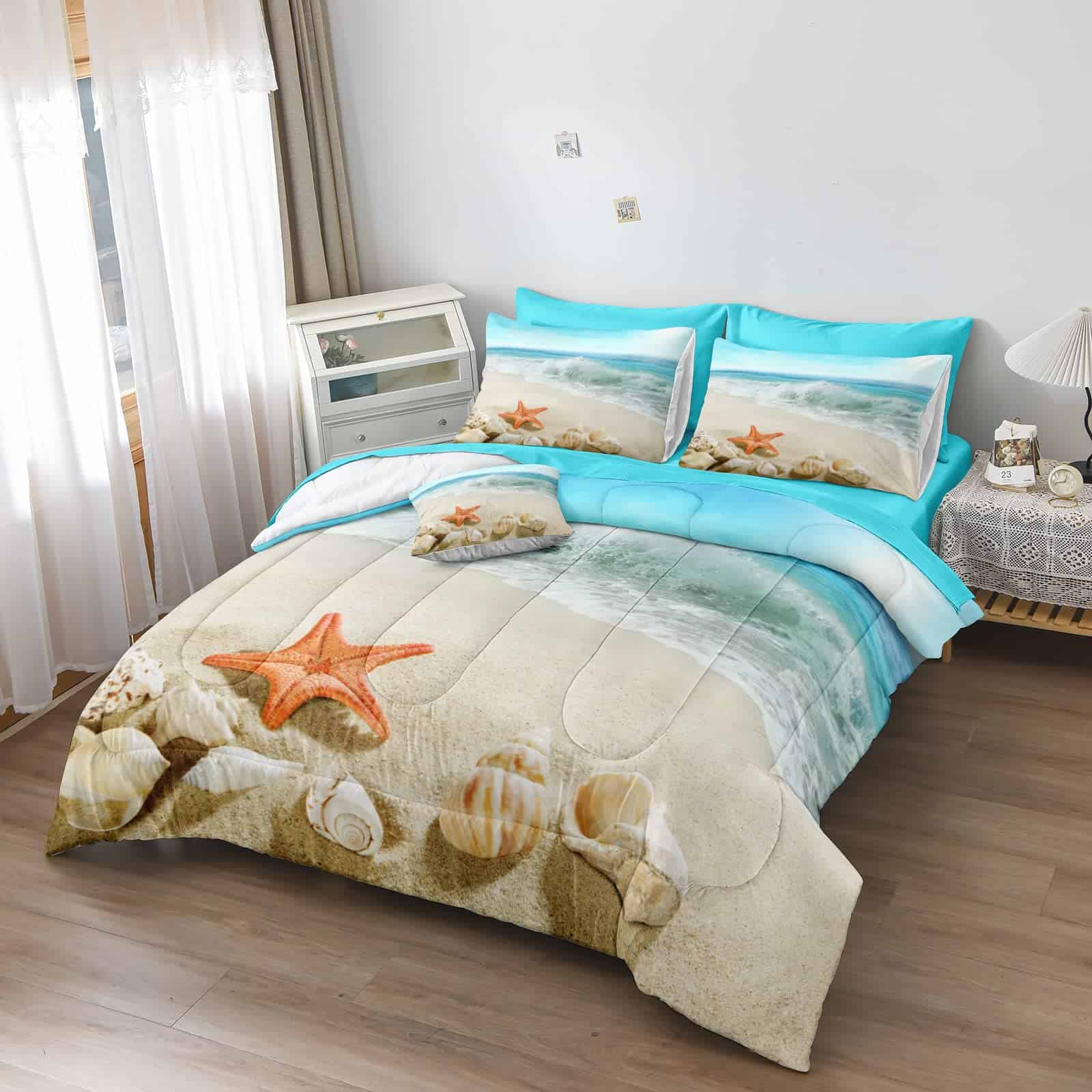Conjunto de Ropa de Cama Costera Bedbay 8 Piezas Juego de - Imagen 7