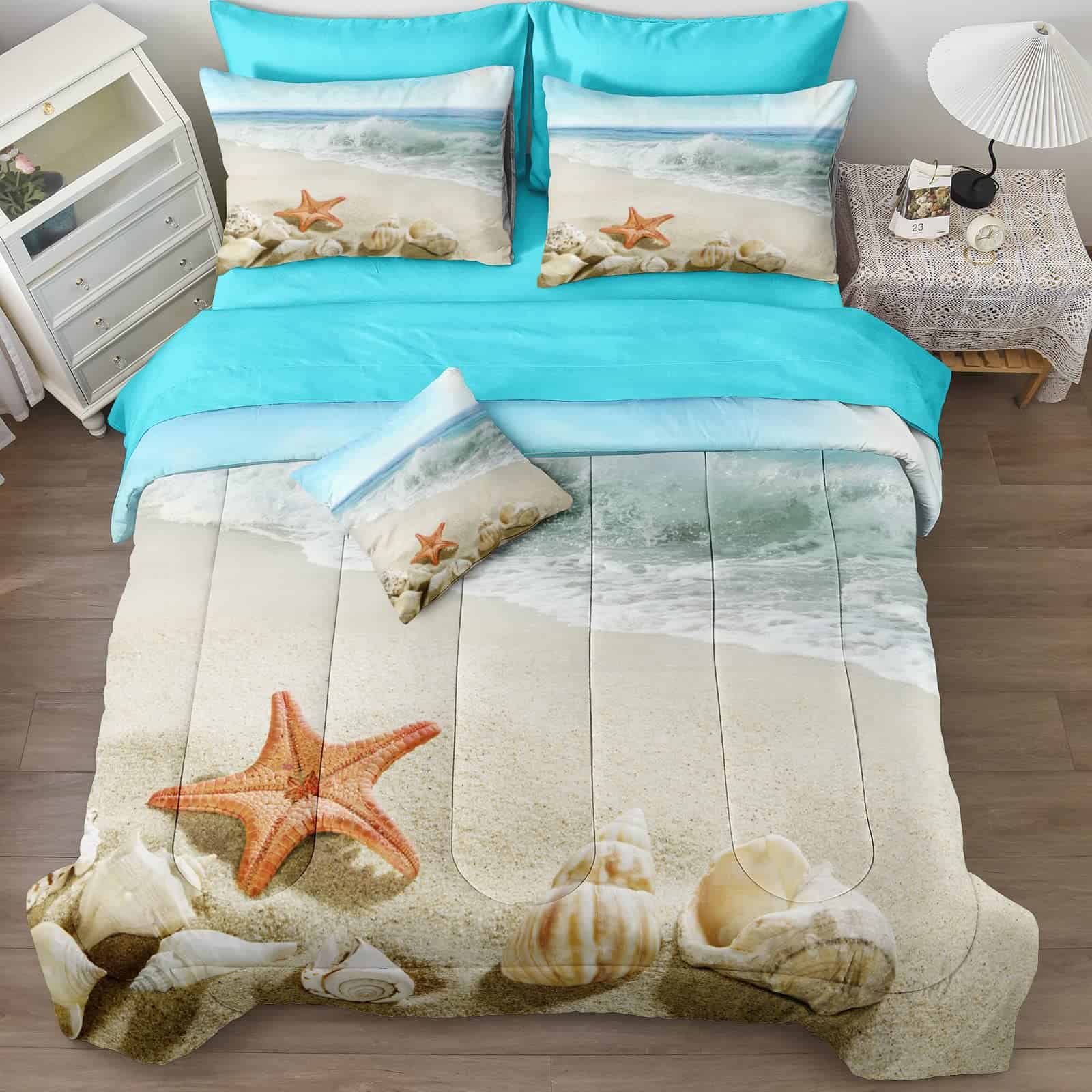 Conjunto de Ropa de Cama Costera Bedbay 8 Piezas Juego de - Imagen 3
