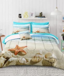 Conjunto de Ropa de Cama Costera Bedbay 8 Piezas Juego de