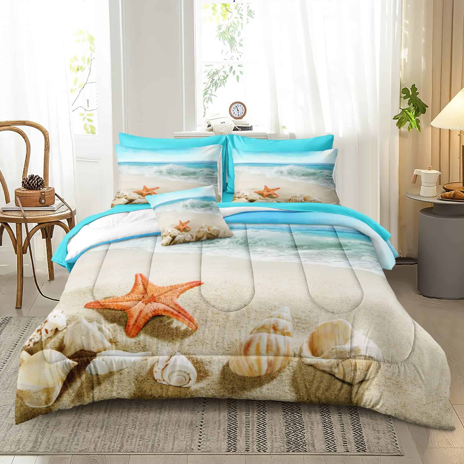 Conjunto de Ropa de Cama Costera Bedbay 8 Piezas Juego de - Imagen 10