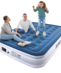 ACOWAY Colchón de Aire Premium Queen con Bomba Incorporada