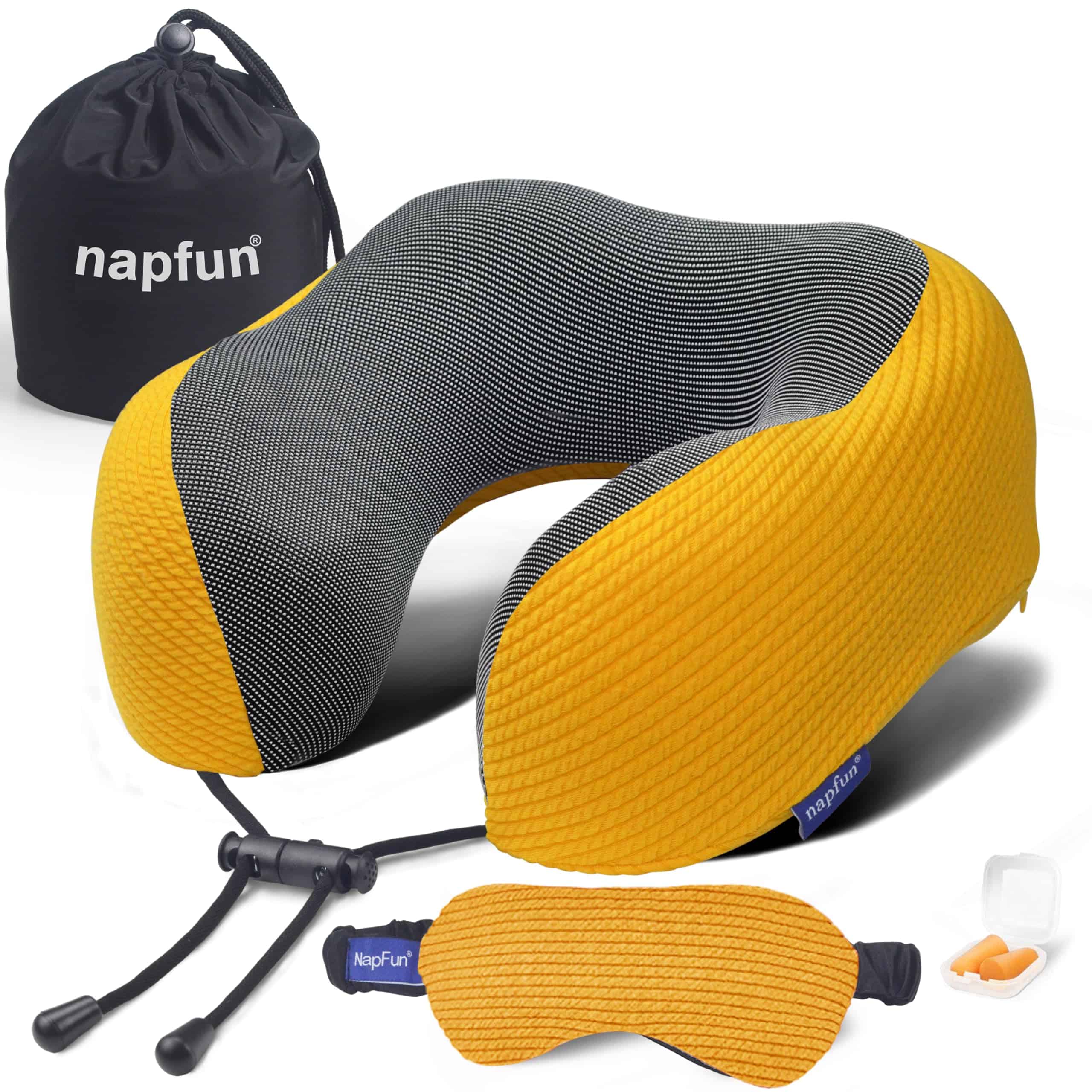 Almohada de Cuello napfun para Viaje, Almohada de Viaje