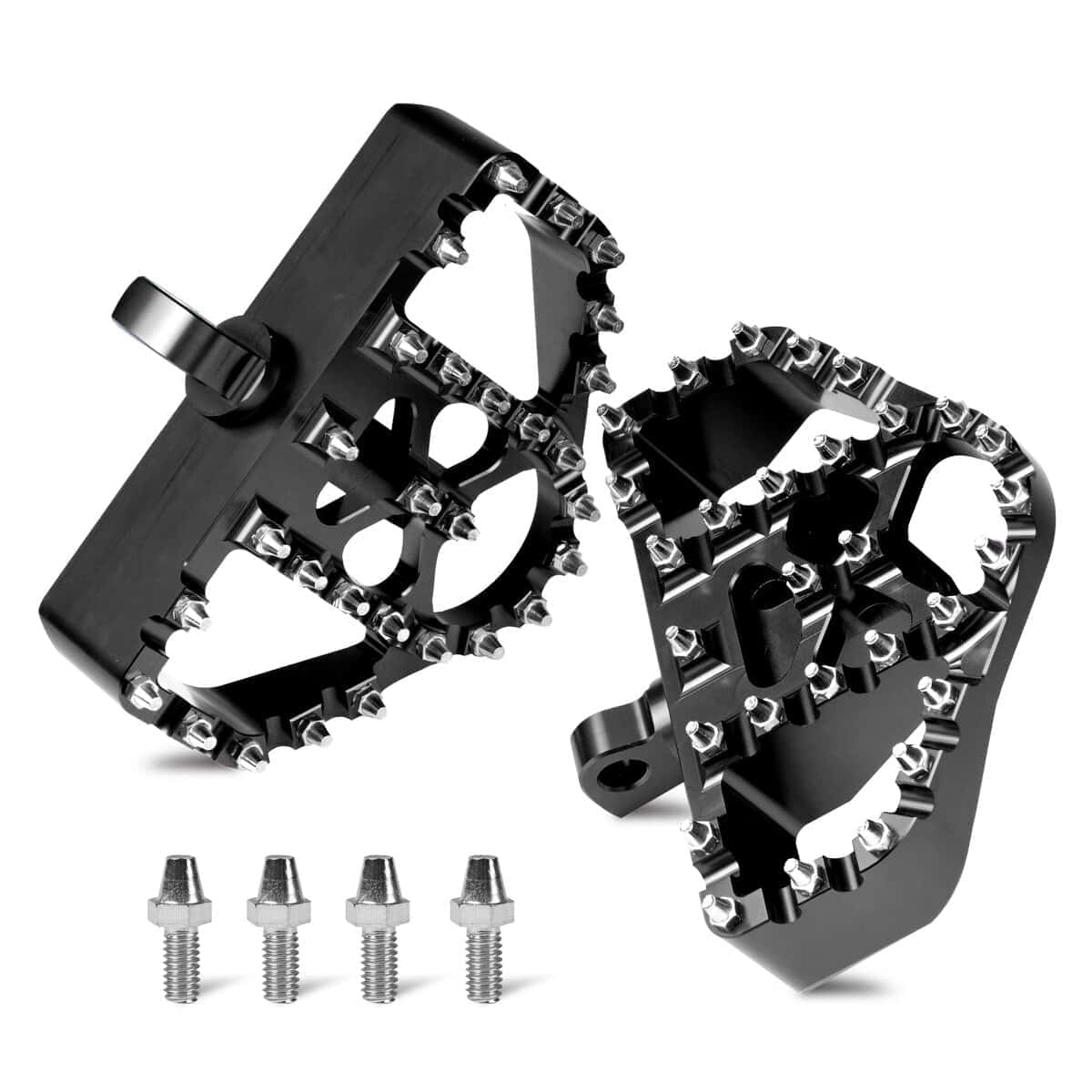 Hutexico Reposapiés de Motocicleta Mejorado Para Harley,