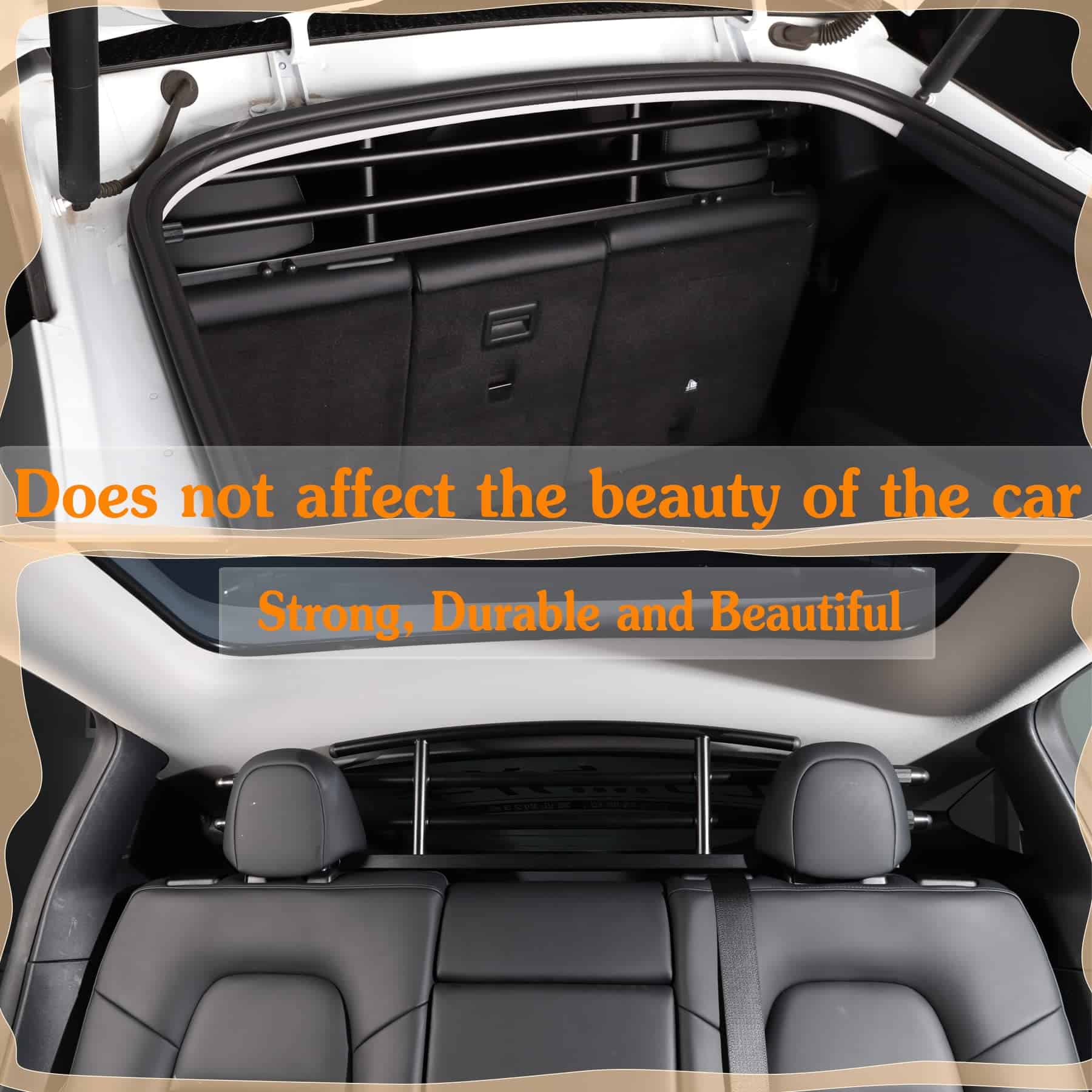 Barrera protectora EVFITUS para Tesla Model Y ajustable - Imagen 4