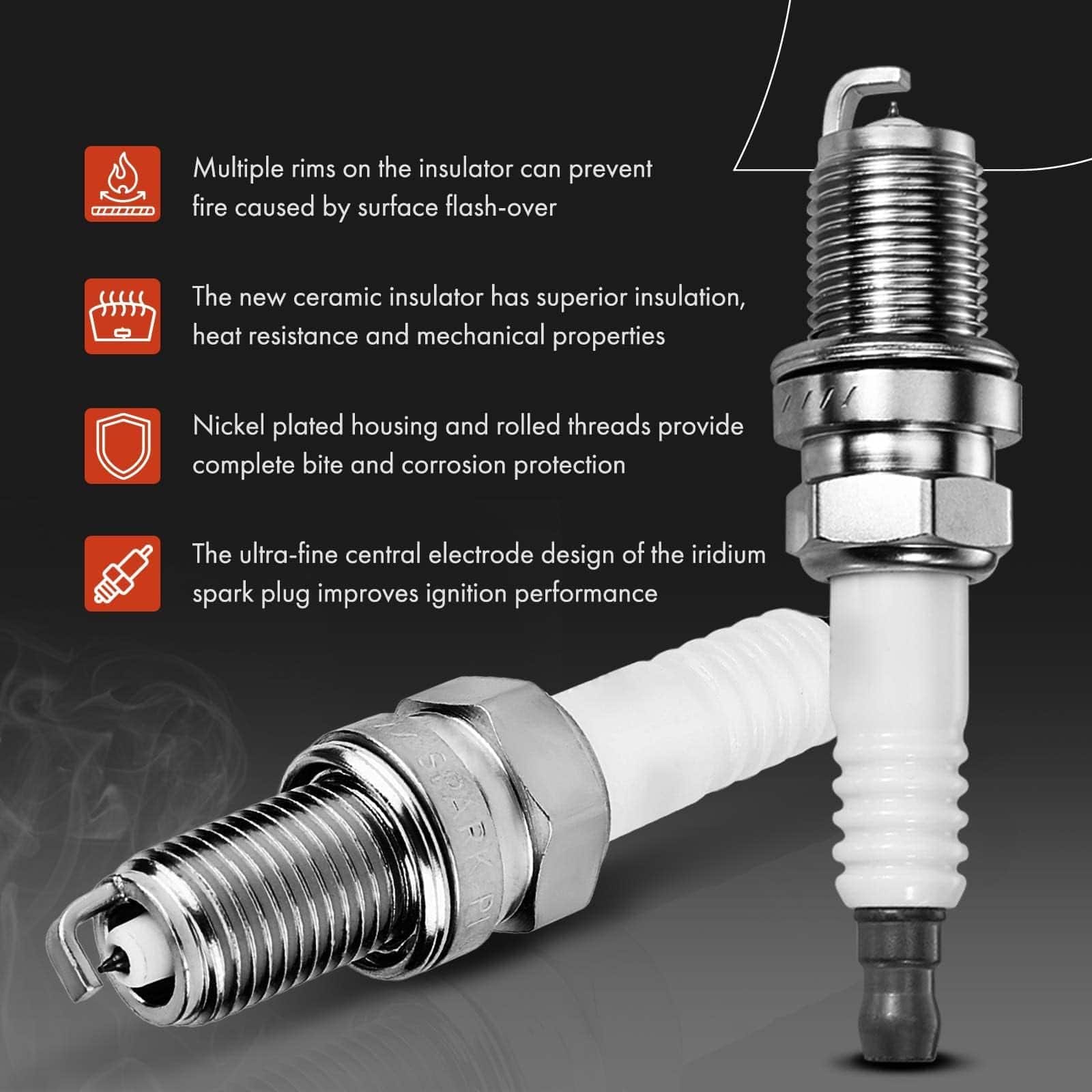 Kit de Bobinas de Encendido y Bujías A-Premium Compatible - Imagen 6