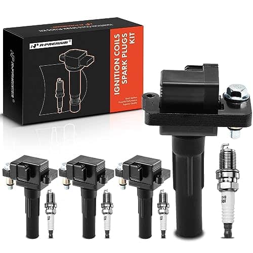 Juego de Bobinas de Encendido y Bujías A-Premium Compatible