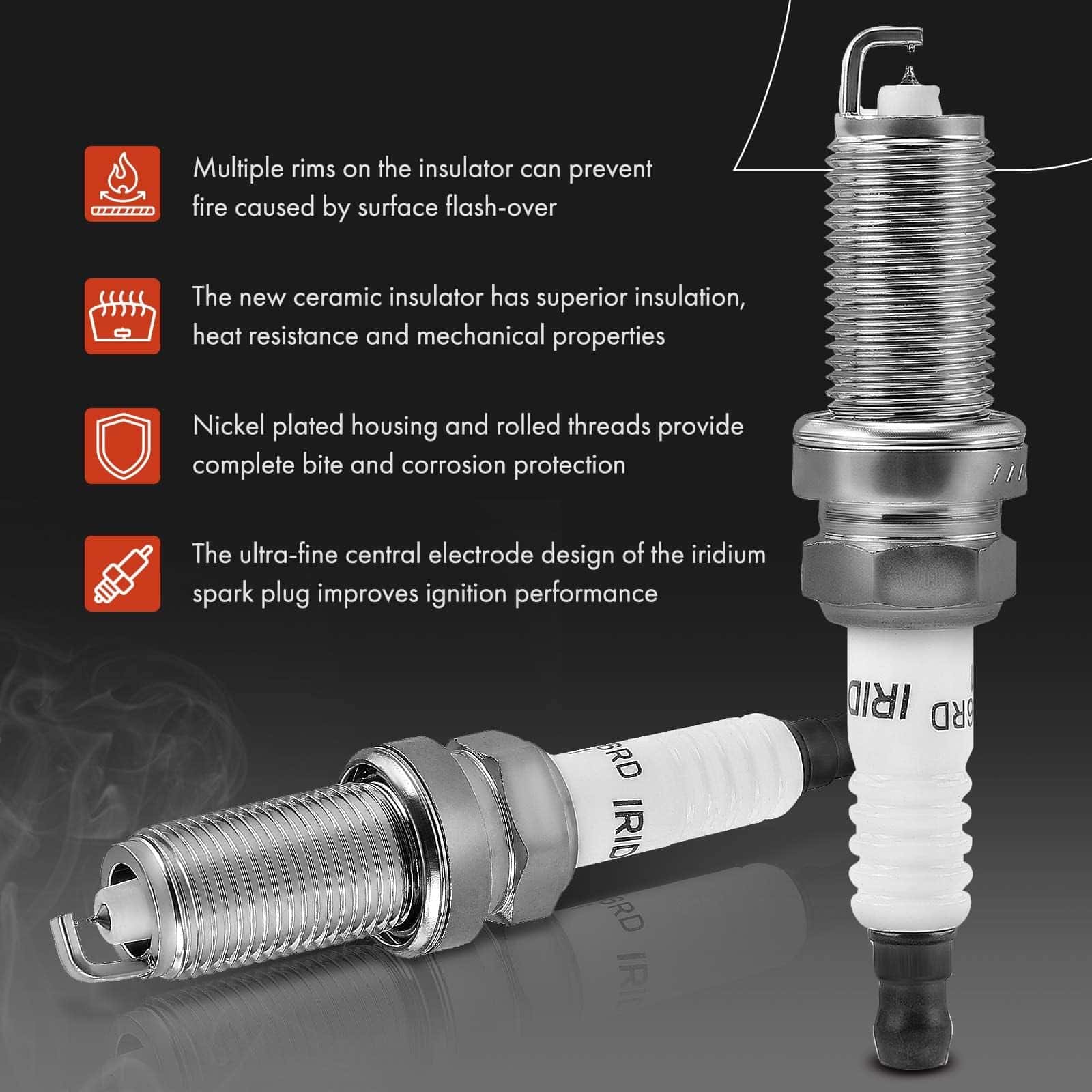 Kit de Bobinas de Encendido y Bujías A-Premium Compatible - Imagen 6