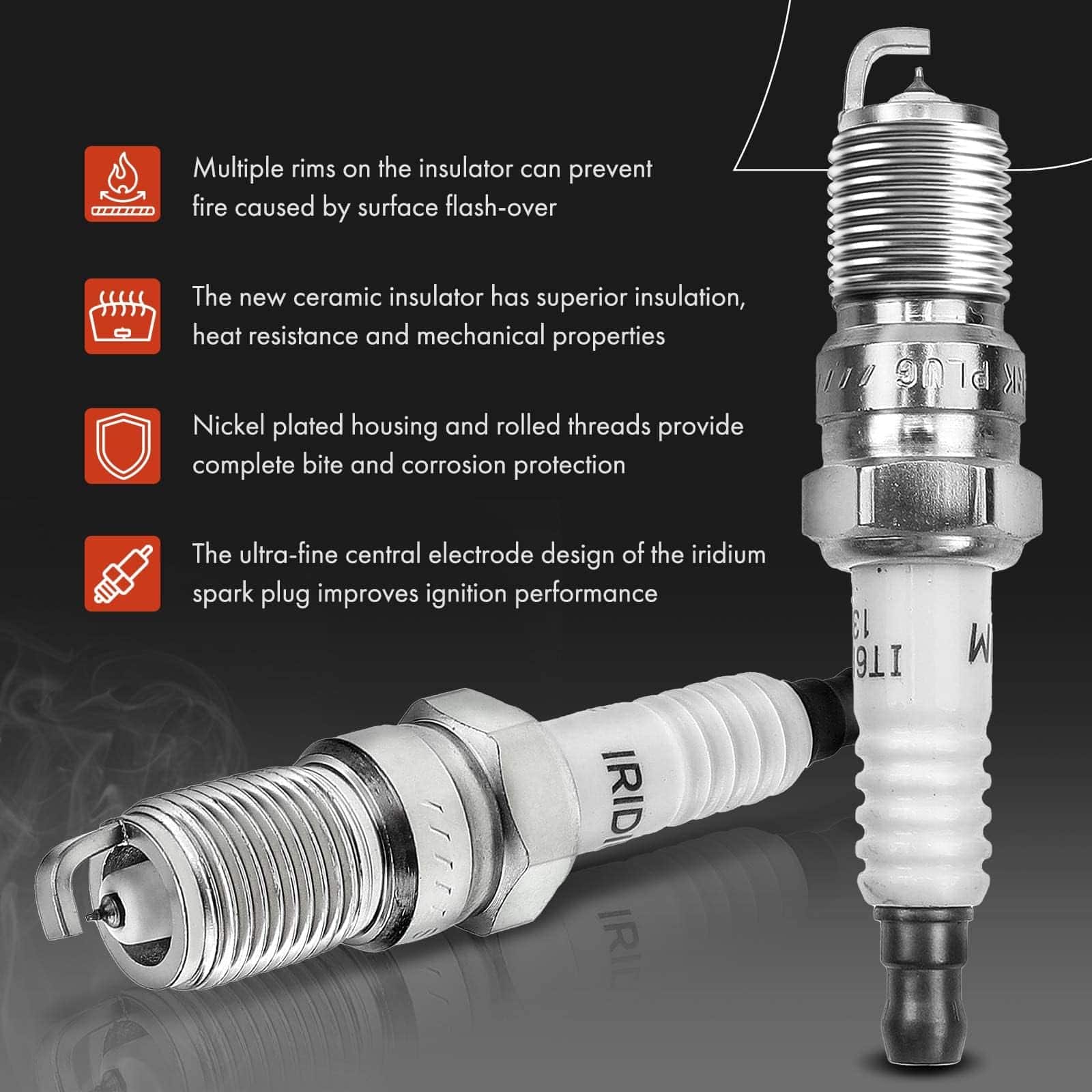 Kit de Bobinas de Encendido y Bujías Premium Compatible con - Imagen 6