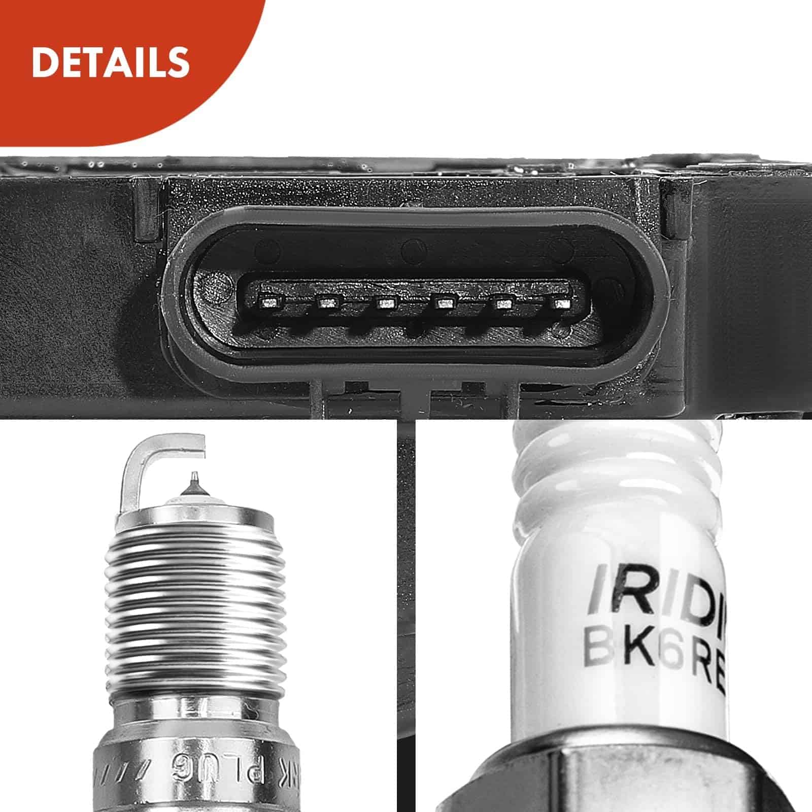 Kit de Bobinas de Encendido y Bujías Premium Compatible con - Imagen 9