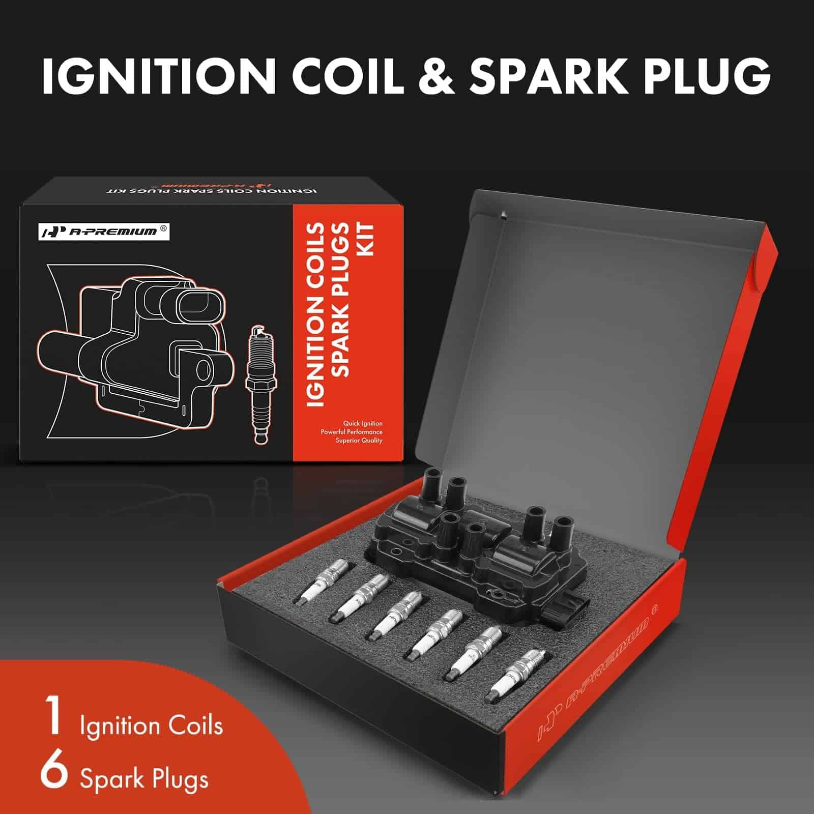 Kit de Bobinas de Encendido y Bujías Premium Compatible con - Imagen 3