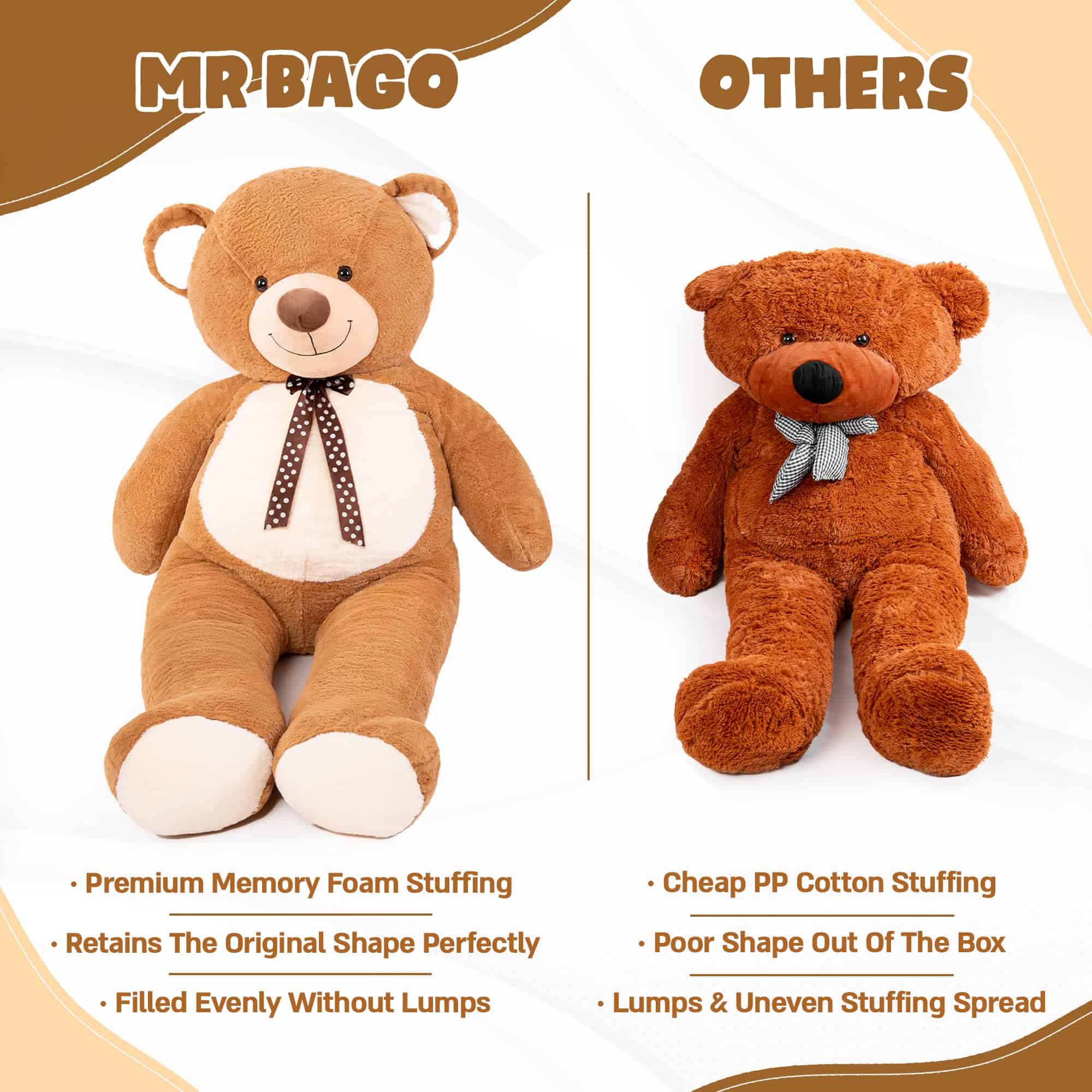 Oso de Peluche Gigante de 5 Pies Ultra Premium - Oso de - Imagen 8