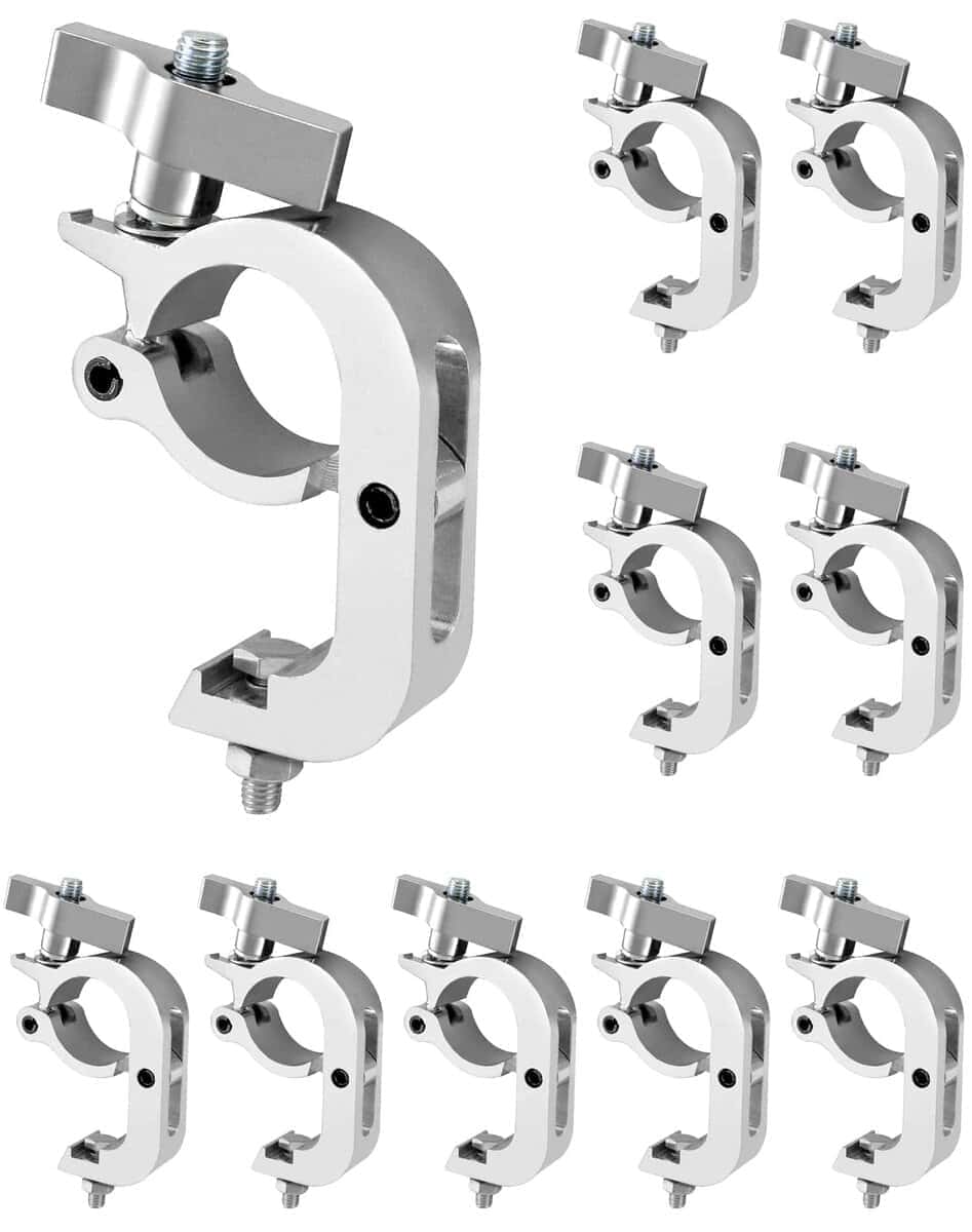 Abrazadera de Luz de Escenario QWORK, Paquete de 10, 330