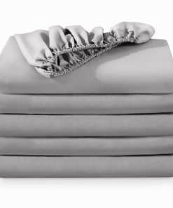 Juego de 5 Sábanas Ajustables Extra Largas para Cama