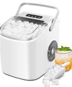 Máquina de Hielo Portátil con Auto-Limpieza, 26.5