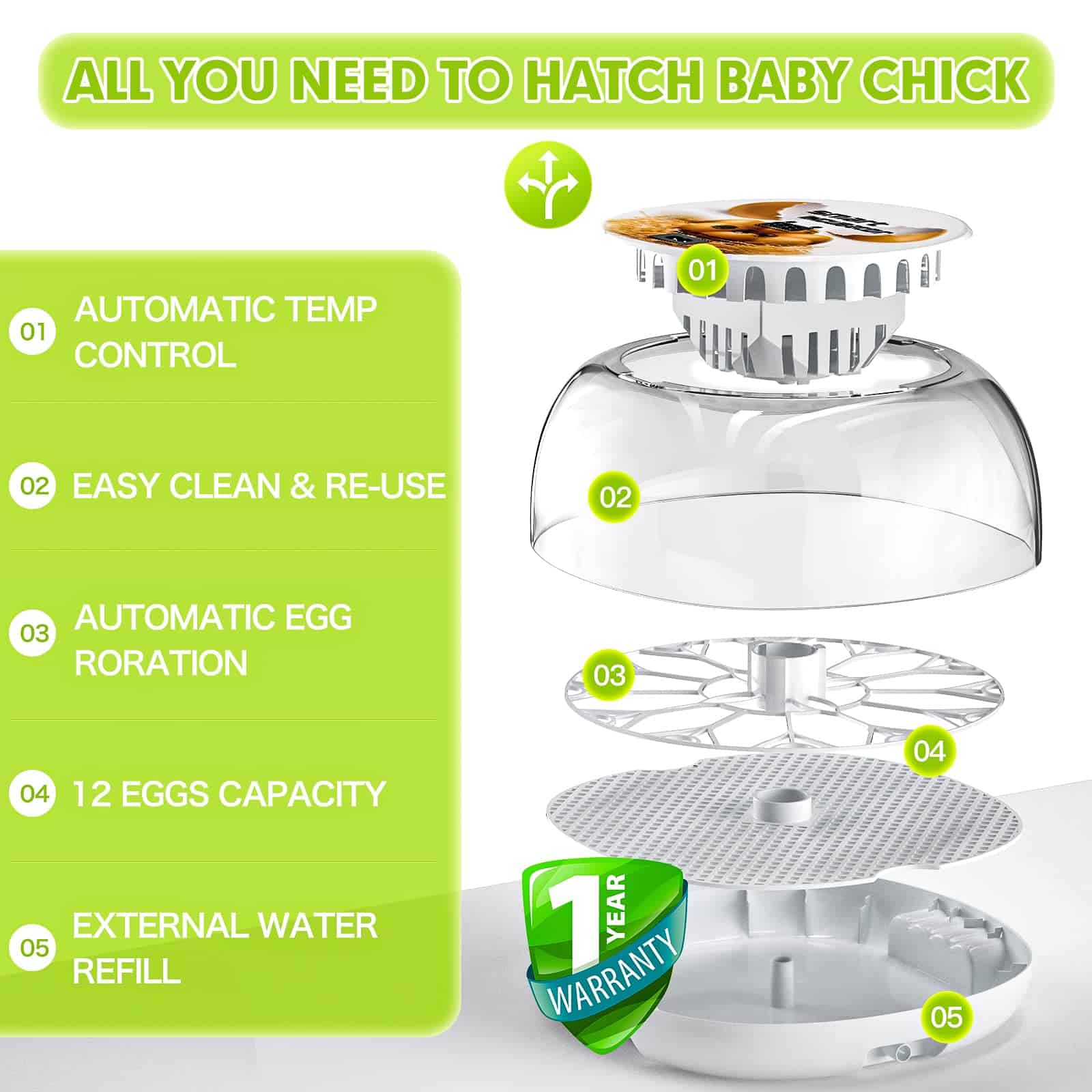 Incubadora Automática Digital Mejorada, Simulador de - Imagen 4