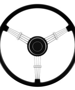 Volante Retro Clásico Estilo con Diseño de Banjo Negro de