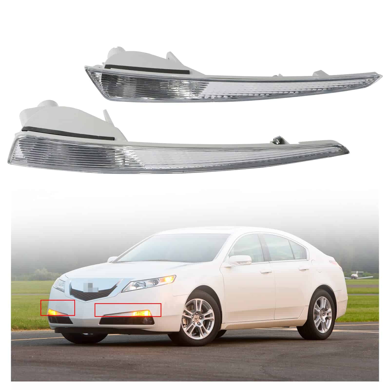 Par de Luces de Giro Izquierda y Derecha para Ac-ur-a TL