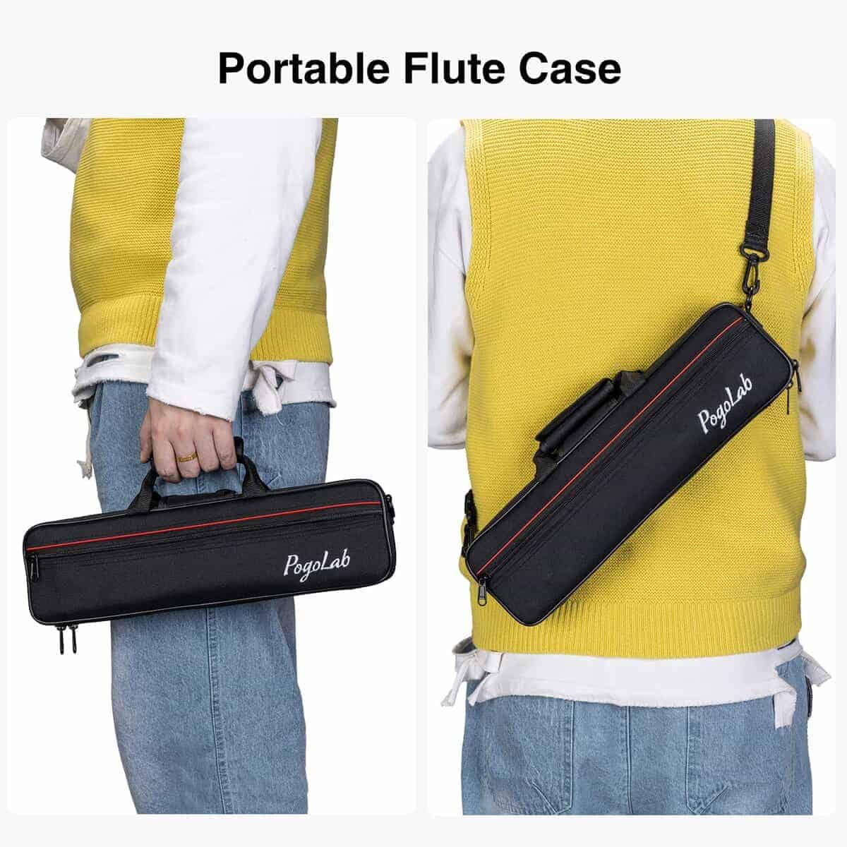 Flauta C de Orificio Abierto POGOLAB, 16 Llaves para - Imagen 7